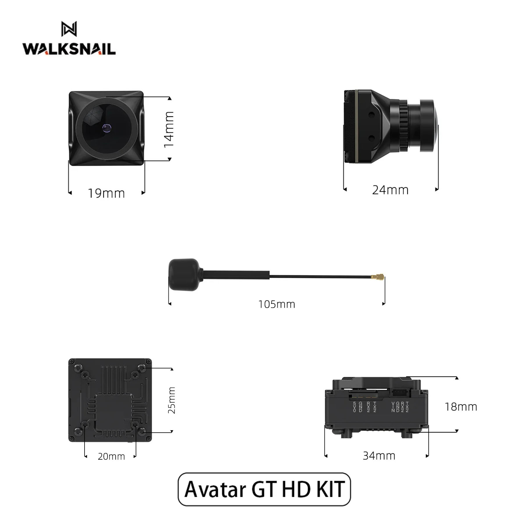 Walksnail Avatar GT HD KIT 2W  - Walksnail Avatar Hd Pro Kit recension och pris