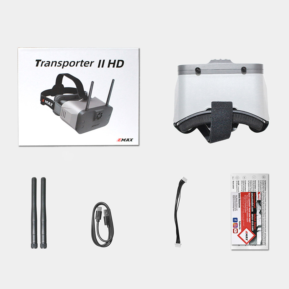 EMAX Transporter II HD Digital - Hdzero Goggles Fpv Digital Hd recension och pris