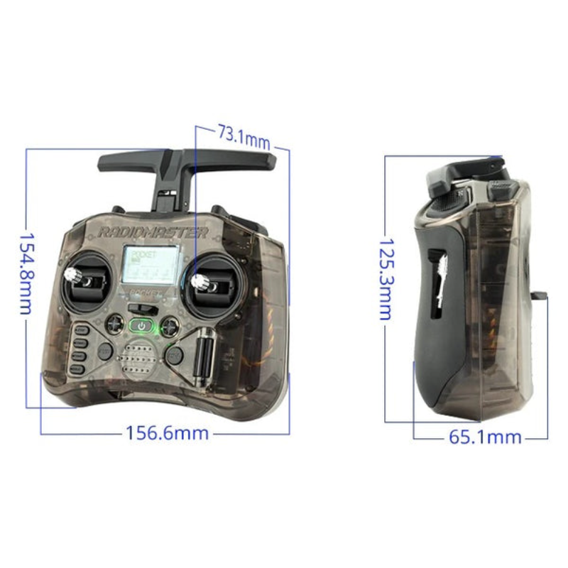 ELRS FCC Mode 2 Mesh Case Tran - Radiomaster Pocket Elrs M2 recension och pris
