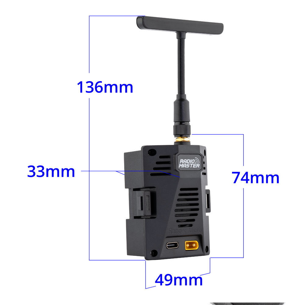 RadioMaster Ranger Micro 2.4GH - Radiomaster Ranger 2.4Ghz Elrs Module recension och pris
