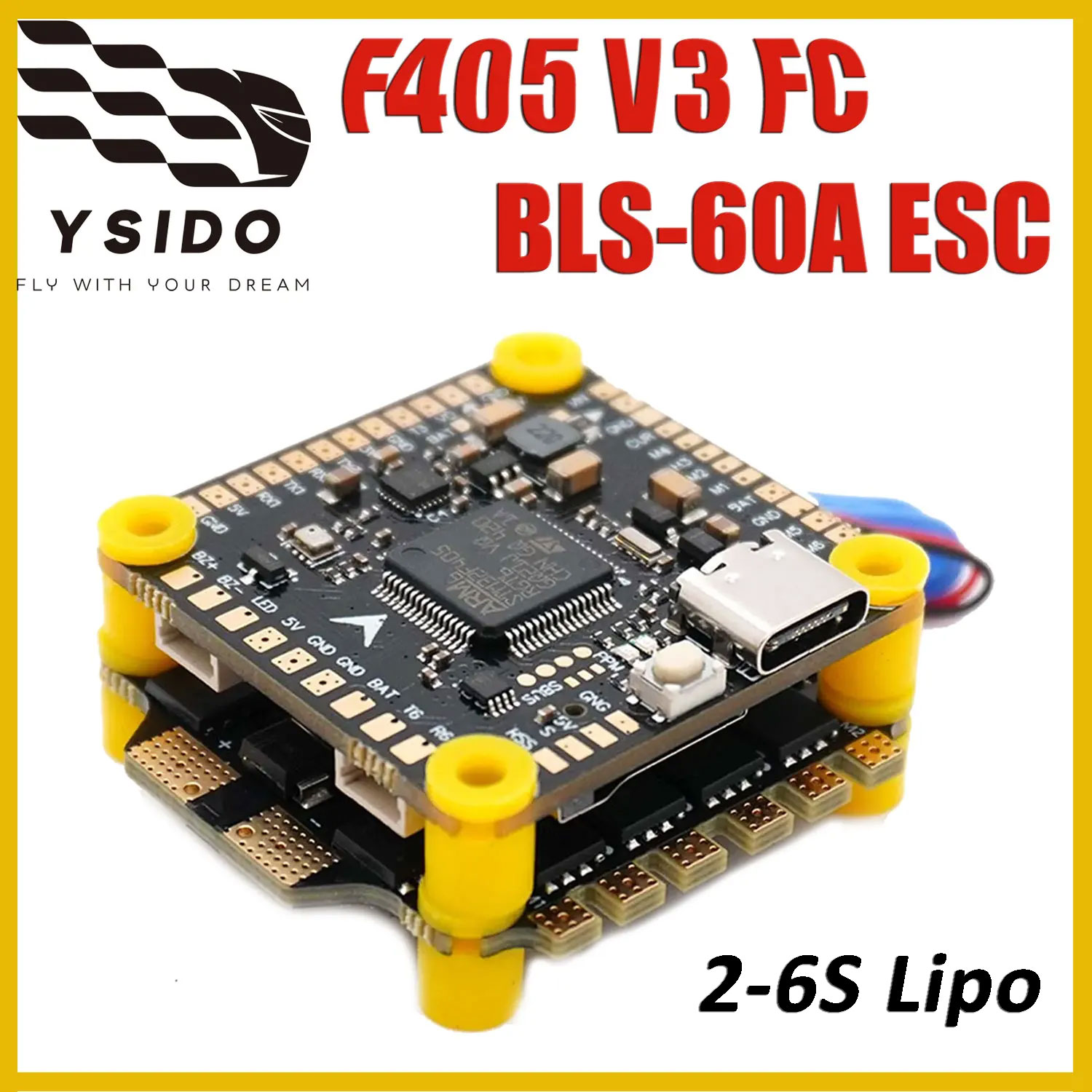 YSIDO F405 V3 Flight Control B - Mateksys Flight Controller F405 Wte recension och pris